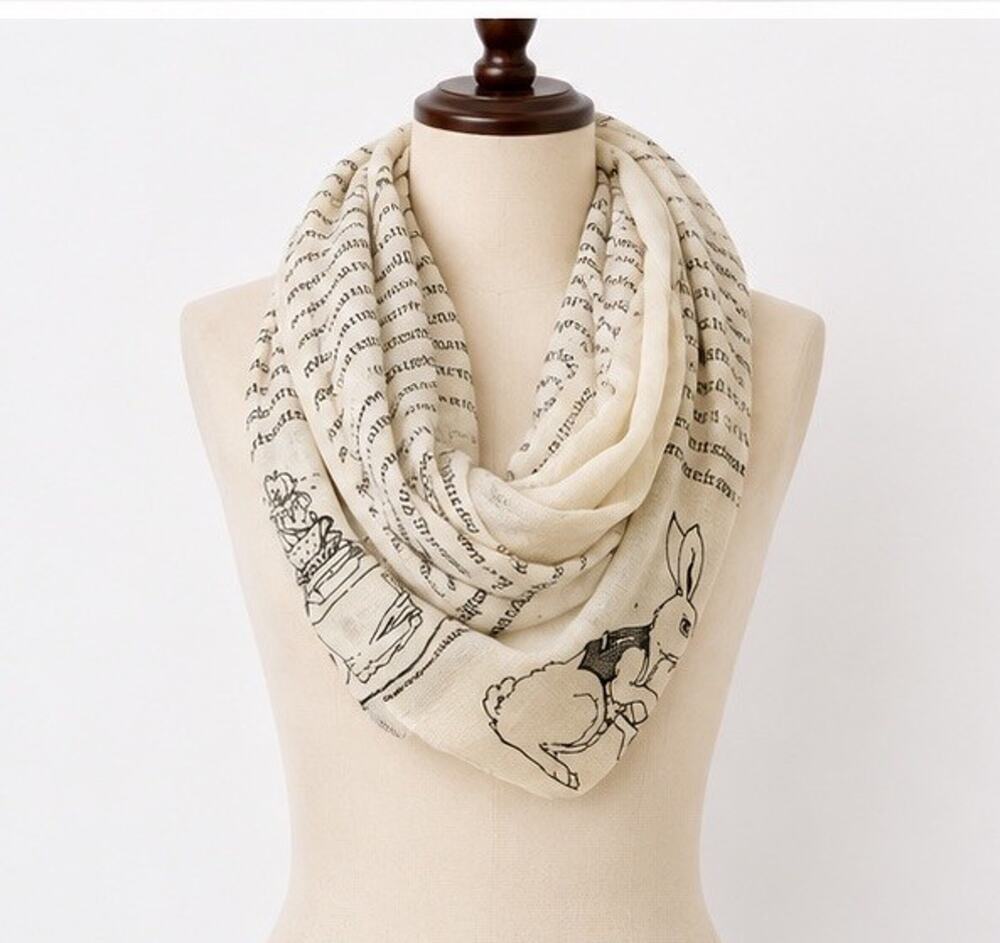 Alice in Wonderland Alice Cotton Scarf